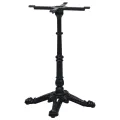 Pied de table de bistro noir 52x52x72 cm fonte
