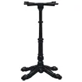 Pied de table de bistro noir 52x52x72 cm fonte