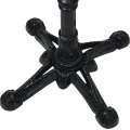 Pied de table de bistro noir 52x52x72 cm fonte
