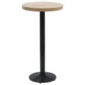 Pied de table de bistro noir Ø43x107 cm fonte