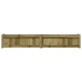 Jardinières 2 pcs bois de pin imprégné