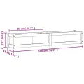 Jardinières 2 pcs bois de pin imprégné