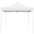 Tente de réception pliable Aluminium 2 x 2 m Blanc