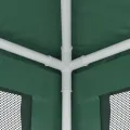 Tente de fête avec 4 parois latérales en maille Vert 2x2 m PEHD