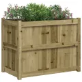 Jardinière 90x50x70 cm bois de pin imprégné