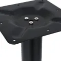 Pied de table de bistro noir 70x40x72 cm fonte