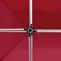 Tente de réception pliable Aluminium 4,5x3 m Bordeaux