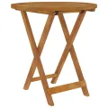 Ensemble à manger de jardin pliable 3 pcs Bois d'acacia solide