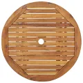 Ensemble à manger de jardin pliable 3 pcs Bois d'acacia solide