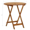 Ensemble à manger de jardin pliable 3 pcs Bois d'acacia solide