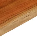 Dessus de table 50x40x3,8 cm rectangulaire bois massif d'acacia