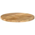 Dessus de table Ø 40x2,5 cm rond bois de manguier massif