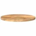 Dessus de table Ø 40x2,5 cm rond bois de manguier massif