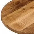 Dessus de table 140x50x2,5cm ovale bois massif de manguier brut