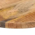 Dessus de table Ø 60x2,5 cm rond bois massif de manguier brut