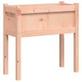 Jardinières avec pieds 70x31x70 cm bois massif douglas