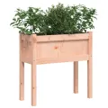 Jardinières avec pieds 70x31x70 cm bois massif douglas
