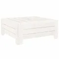 Couvercle de base de parasol blanc bois massif de pin