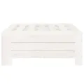 Couvercle de base de parasol blanc bois massif de pin