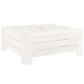 Couvercle de base de parasol blanc bois massif de pin