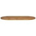 Dessus de table 140x50x2,5 cm ovale bois massif de manguier