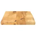 Dessus de table 60x20x2,5 cm bord vif bois massif manguier brut