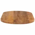 Dessus de table 100x50x3,8 cm ovale bois massif de manguier