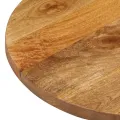Dessus de table 100x50x3,8 cm ovale bois massif de manguier