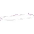 Dessus de table 100x50x3,8 cm ovale bois massif de manguier
