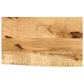Dessus de table 50x40x2,5 cm bord vif bois massif manguier brut