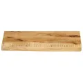 Dessus de table 50x40x2,5 cm bord vif bois massif manguier brut