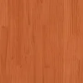 Jardinières 2 pcs avec pieds cire marron bois de pin massif
