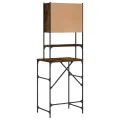 Armoire de machine à laver chêne fumé 68x48,5x194 cm