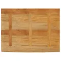 Dessus de table à bord vivant 90x60x2,5 cm bois massif manguier