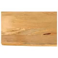 Dessus de table à bord vivant 60x20x3,8 cm bois massif manguier
