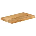 Dessus de table à bord vivant 60x20x3,8 cm bois massif manguier