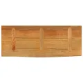 Dessus de table à bord vivant 90x20x3,8 cm bois massif manguier