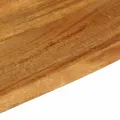 Dessus de table à bord vivant 90x20x3,8 cm bois massif manguier