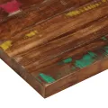 Dessus de table 80x80x3,8 cm carré bois massif de récupération