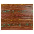 Dessus de table 100x80x3,8cm rectangulaire bois massif récupéré