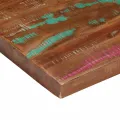 Dessus de table 100x80x3,8cm rectangulaire bois massif récupéré