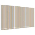 Tissu de remplacement pour auvent rayures multicolores 6x3 m