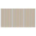 Tissu de remplacement pour auvent rayures multicolores 6x3 m