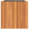 Jardinière 45x45x45 cm bois massif d'acacia