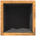 Jardinière 45x45x45 cm bois massif d'acacia