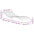 Chaises longues lot de 2 blanc 205x60x31,5cm bois massif de pin