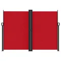 Auvent latéral rétractable rouge 180x600 cm