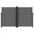 Auvent latéral rétractable anthracite 160x600 cm