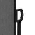 Auvent latéral rétractable anthracite 160x600 cm