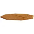 Dessus de table 90x90x2,5 cm octogonal bois de teck massif